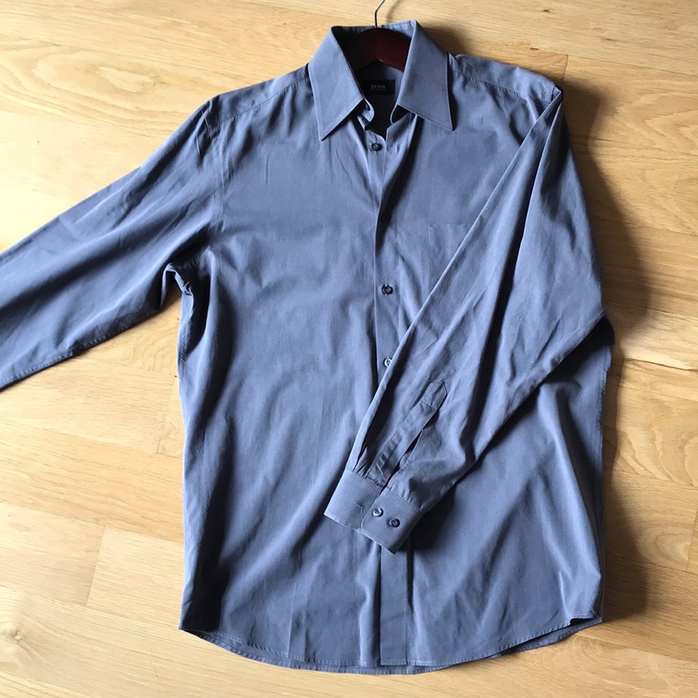 Hugo Boss Gray Button Down - Picture 2 of 3